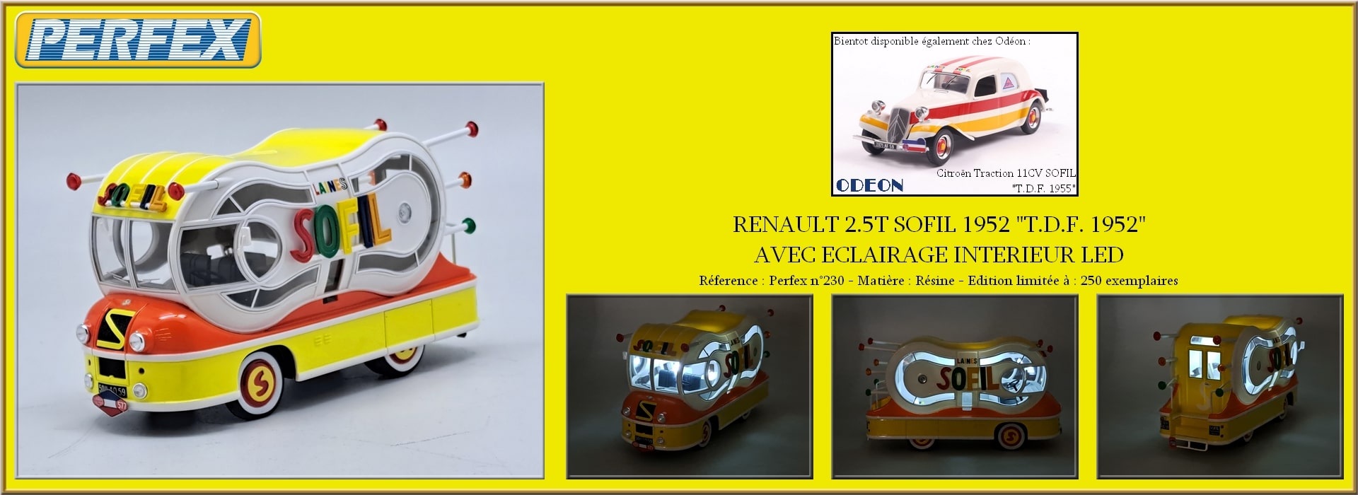 PERFEX 230 RENAULT 2.5T SOFIL 1952 TDF 1952 AVEC